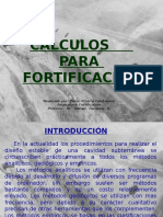 Calculos para La Fortificacion