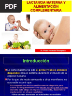 Nutrición Clínica - Lactancia Materna y Alimentación Complementaria