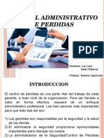 Control Administrativo de Perdidas