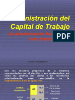 Administracion Del Capital de Trabajo