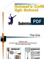 Badminton Shots Book