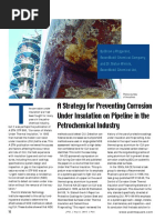 A Strategy For Preventing Corrosion Under Insulation On Pipeline in The Petrochemical Industry