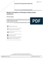 Workers Perceptions of Workplace Safety and Job Satisfaction