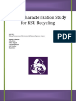 Waste Characterization Study Fork Sure Cycling