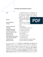 Acta de Entrega de Expediente Tecnico