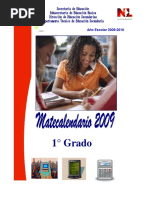 Matecalendario 1 o 2009