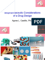 5 Biopharmaceutic Considerations of A Drug Design