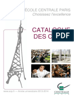 Catalogue de Cours de l'ECP