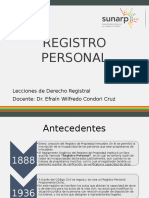 Registro Personal