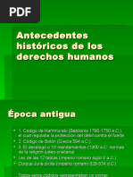 Antecedentes Históricos de Los DD - HH