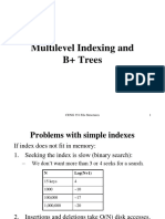 Multilevel Indexing and B+ Trees: CENG 351 File Structures 1