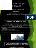 2.6 Proceso de Manufactura