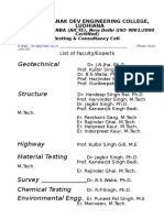 Geotechnical: Guru Nanak Dev Engineering College, Ludhiana