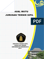 Manual Mutu Jurusan Teknik Sipil FT UB