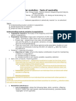 12 - Molecular Evolution Notes 2015