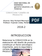 Conviccion y Diseño de Producto