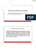 Diseño de Políticas Públicas