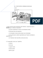  Simulado Ingles 1º Ano Ensino Medio