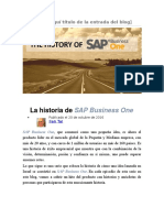 La Historia de SAP Business One