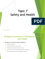 Topic 7 - Safety and Health