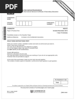 Cambridge International General Certifi Cate of Secondary Education