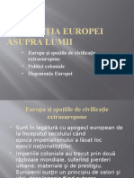 Dominaţia Europei Asupra Lumii