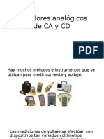 Medidores Analógicos de CA y CD