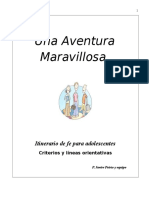 Una Aventura Maravillosa Itinerario para Adolescentes