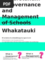 Understanding Governance and Management of Schools