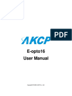 AKCP Manual E-Opto16 Securityprobe Expansion Unit