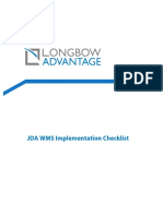 WMS Implementation Checklist 2015