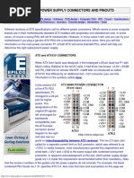 Power Supply Pinouts - ATX, Dell, Power Mac