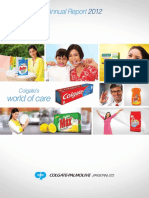 Colgate Pakistan Financial Report 2012