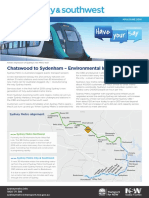 Sydney Metro City Southwest Chatswood To Sydenham EIS Newsletter