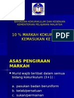 10 % Markah Kokurikulum Kemasukan Ke Ipta