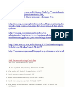 SAP Java Troubleshooting Monitoring