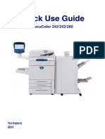 Quick Use Guide: Docucolor 242/252/260