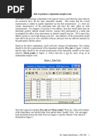 How To Perform A Dependent T Test in SPSS