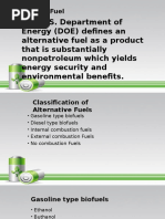 Alternative Fuels