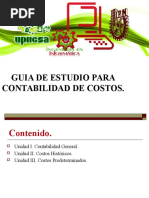 Guia de Estudio para Contabilidad de Costos