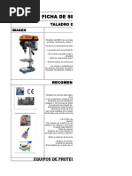 Ficha de Seguridad Taladro de Mesa