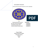 Analisis Lingkungan Eksternal Untuk Menentukan Peluang Dan Ancaman Lingkungan