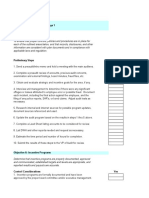 Human Resources Audit Objectives and Procedures, Stage 1 Date Dd/mm/yy