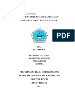 Keterampiln Menyampaikan Gagasan Dan Temuan Ilmiah Kelompok 1 Bahasa