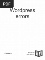 Wordpress Errors