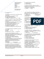 Fundamentals of Nursing Questionnaire With Answer Key (Lippincott Manual of Nursing Practice)