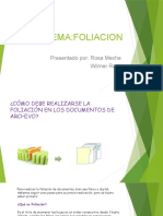 Foliacion