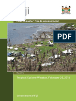 Fiji - Post-Disaster Needs Assessment TC Winston - 20 Feb 2016