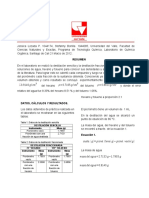 Informe Destilaccion Sencilla y Fraccionada