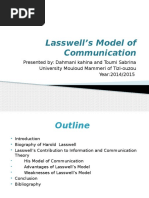 Lasswell's Model of Communication